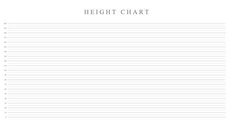 Blank Height Chart Height Chart, Height Chart Diy,, 45% OFF