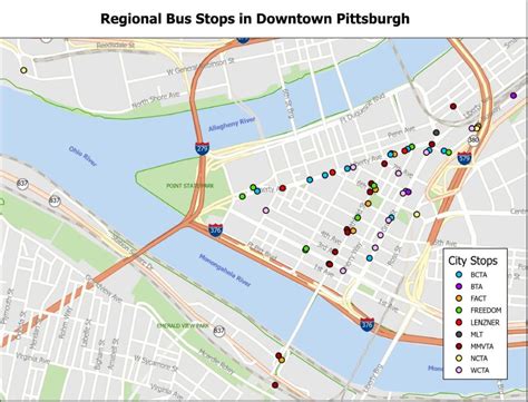 Public Transit + Passenger Rail - Downtown Pittsburgh