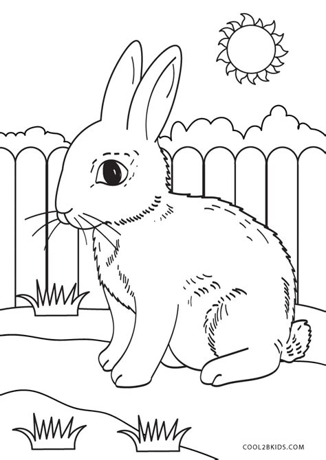 Free Printable Bunny Coloring Pages For Kids