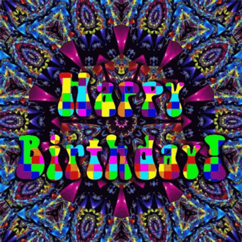 Happy Birthday Trippy Psychedelic GIF - Happy Birthday Trippy ...