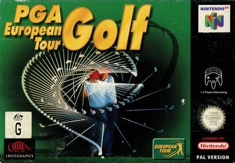 PGA European Tour Golf (2000) Nintendo 64 box cover art - MobyGames