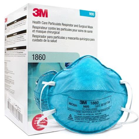 3M Masker Medis Surgical Mask 1860 N95 – 1 Box – trademall.id