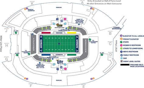 At&T Stadium Parking Map - Map Of Big Island Hawaii