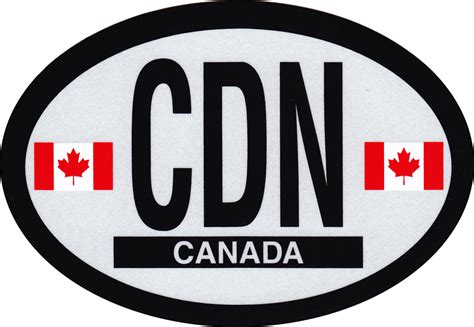 Buy Canada Oval Decal | Flagline