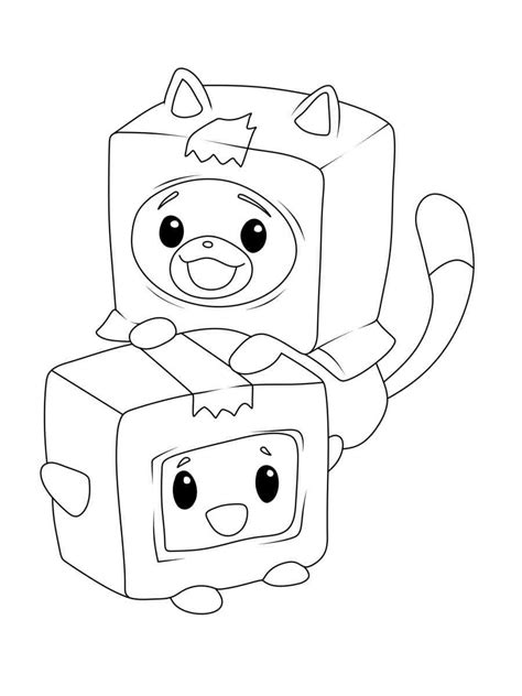 Lankybox Printable Coloring Pages