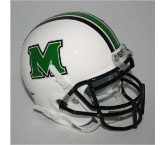 Marshall Thundering Herd NCAA Mini Authentic Football Helmet From ...