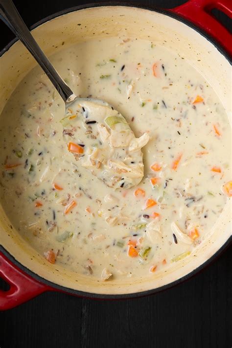 Creamy Chicken and Wild Rice Soup - Cooking Classy