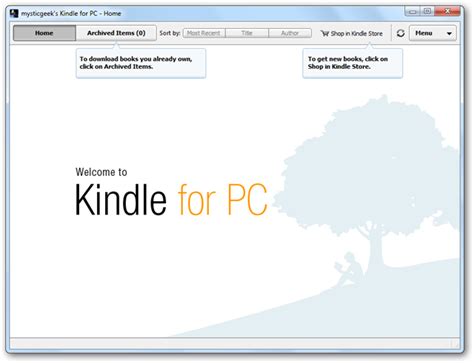 Read Kindle Books On Your Computer with Kindle for PC