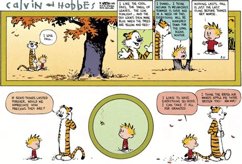 calvin and hobbes autumn gif | WiffleGif