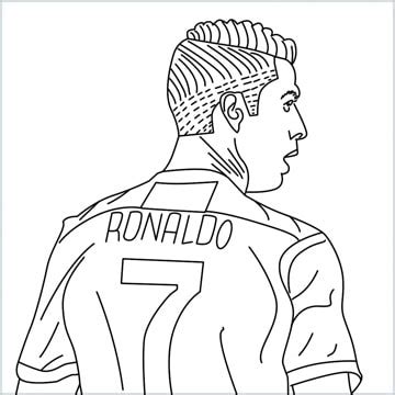 How To Draw Cristiano Ronaldo Step by Step - [16 Easy Phase]