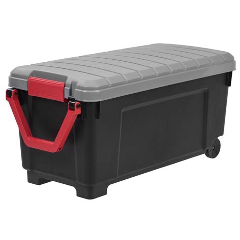 Home Depot Storage Bins With Wheels - Depot Bins Hdx | Bodksawasusa