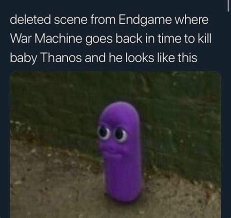 baby thanos thicccque : r/memes