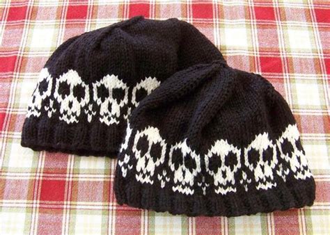 Skull Cap | Cap patterns, Knitting, Knit headband pattern