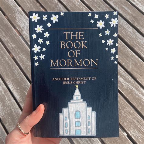 painted book of mormon cover | Book of mormon, Painted books, Mormon