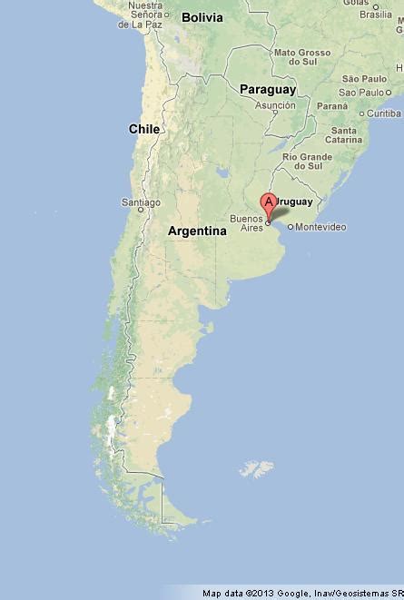 Buenos Aires on Map of Argentina