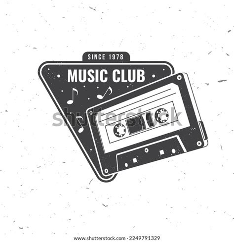 Music Club Logo Badge Label Retro Stock Vector (Royalty Free) 2249791329 | Shutterstock