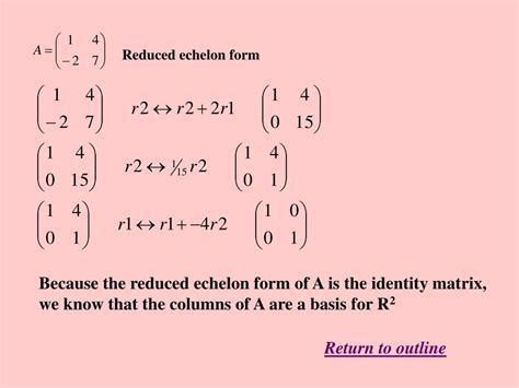 PPT - Reduced echelon form PowerPoint Presentation, free download - ID ...