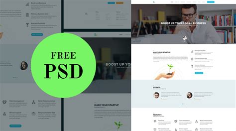 Consultancy Website Template Free PSD