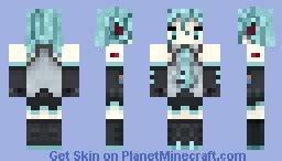 Hatsune Miku [Vocaloid] Minecraft Skin