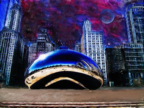 Chicago Bean Digital Art by Cary Shapiro - Fine Art America