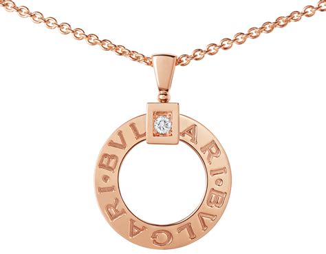 BVLGARI BVLGARI Rose gold Necklace 344492 | Bvlgari | Gold chain with pendant, Bvlgari necklace ...