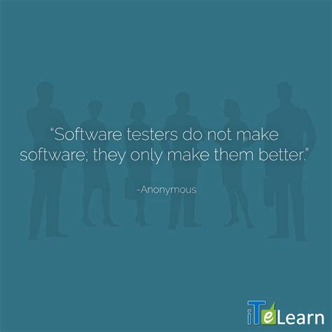 #quote #softwaretesting #itelearn | Software testing, Software, Learning