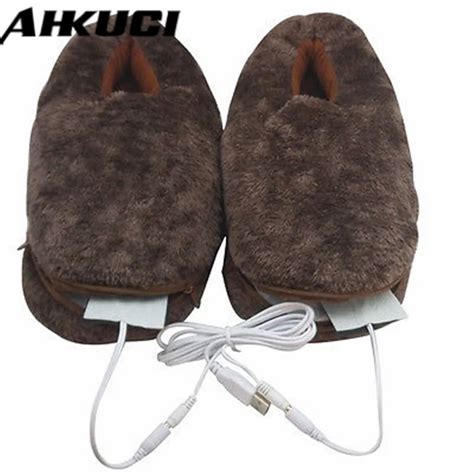 Aliexpress.com : Buy Men's/Women's Shoes Foot Warmer USB Heated Plush ...