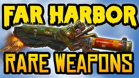 Fallout 4 Rare Weapons - Top 10 Powerful Secret & Unique Weapons! (Fallout 4 Far Harbor Weapons ...