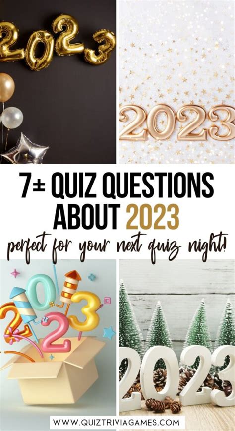 The Ultimate 2023 Quiz: 8+ Questions and Answers - Quiz Trivia Games