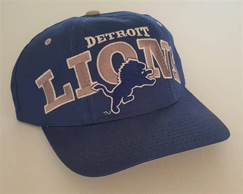 Vintage Detroit Lions Starter Snapback Hat NFL VTG by ...