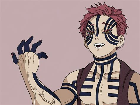 Akaza Manga para colorear. Demon Slayer: Kimetsu No Yaiba Amino fondo ...