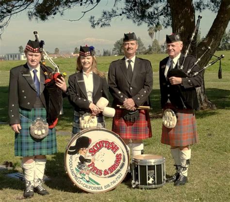 Scottish Pipes And Drums Performs at Forest Lawn Cypress