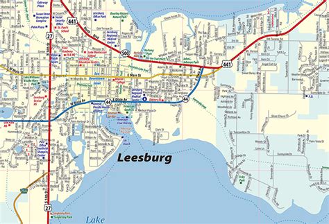 Map Of Leesburg Florida | Maps Of Florida