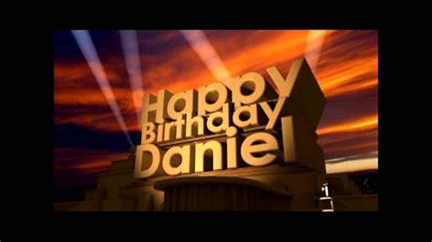 Happy Birthday Daniel