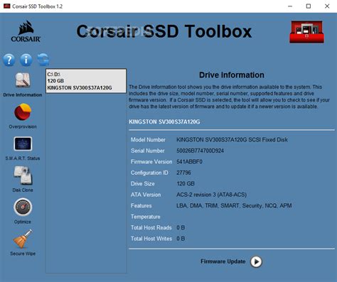 Corsair SSD Toolbox 1.2.6.9 - Download, Review, Screenshots