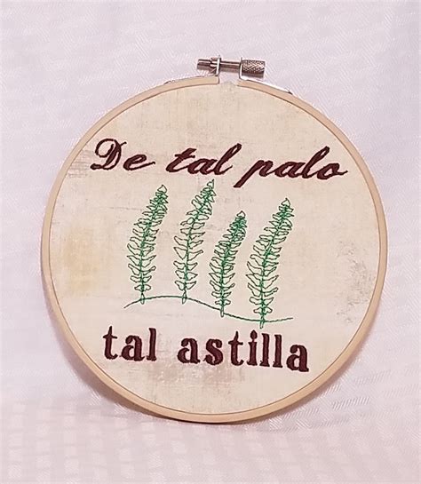 Fruit Don't Fall Far From the Tree / De Tal Palo Tal - Etsy