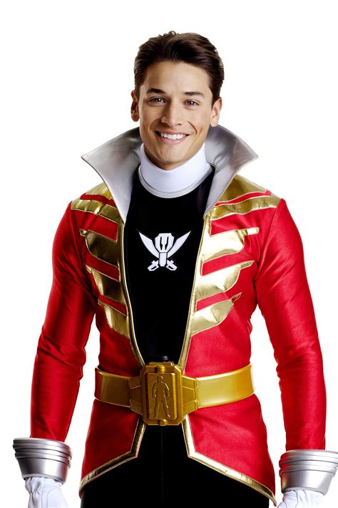 Andrew Gray as Troy Burrows, the Megaforce/Super Megaforce Red Ranger ...