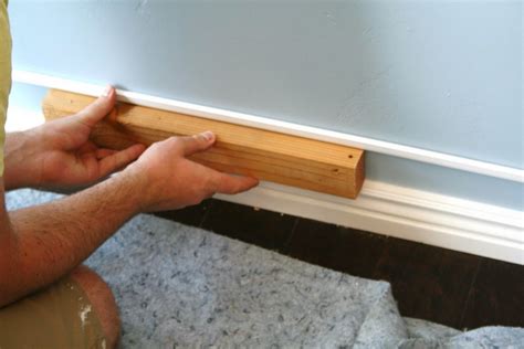 DIY Why Spend More: Faux tall baseboards