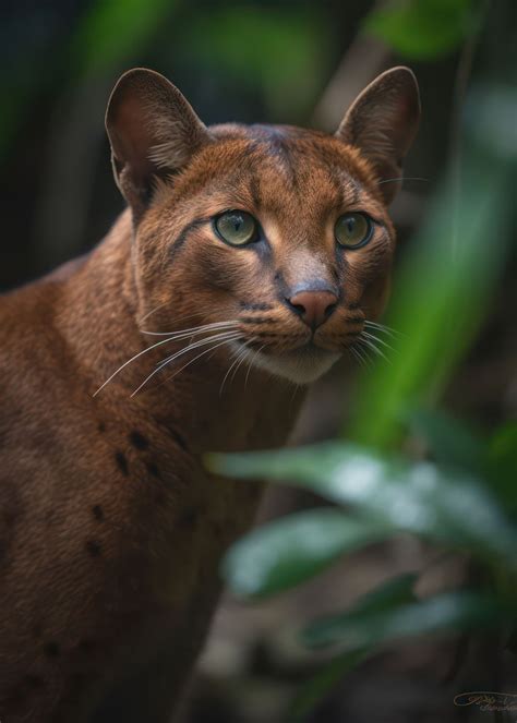 'Intriguing jaguarundi' Poster by Zooscape Wildlife | Displate