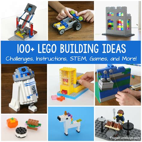 100+ Lego Building Projects for Kids - Frugal Fun For Boys and Girls