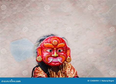 Lakhey Dance in Kathmandu Nepal,Mask Dance Editorial Photo - Image of ...