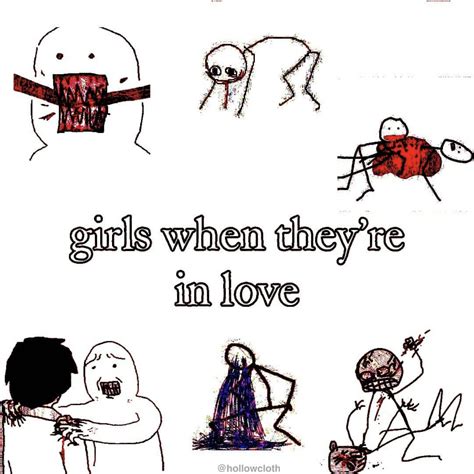 girls when they're in love | Stick Figure Violence | Know Your Meme