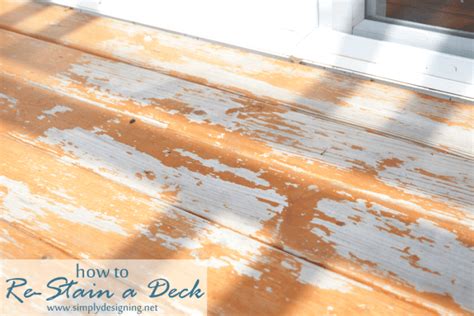 How to Re-Stain a Deck + HomeRight Giveaway
