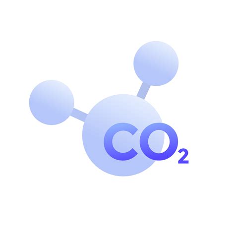 co2 molecule icon on white, vector 34003375 Vector Art at Vecteezy