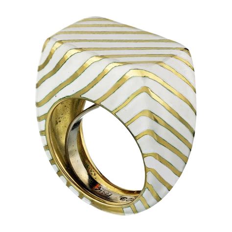 DAVID WEBB Heavy Gold Ring at 1stDibs