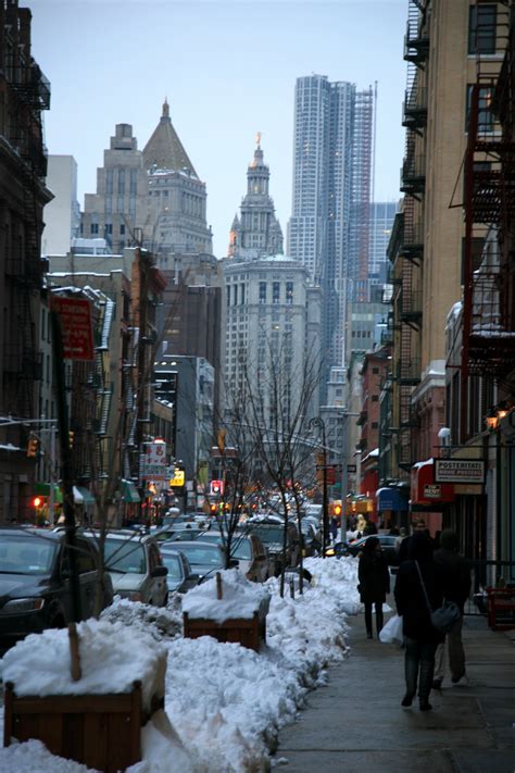 Free Images : snow, road, street, city, manhattan, cityscape, downtown ...