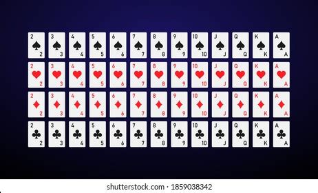 Full Set Vector Playing Cards Fully Stock Vector (Royalty Free) 6148177 | Shutterstock