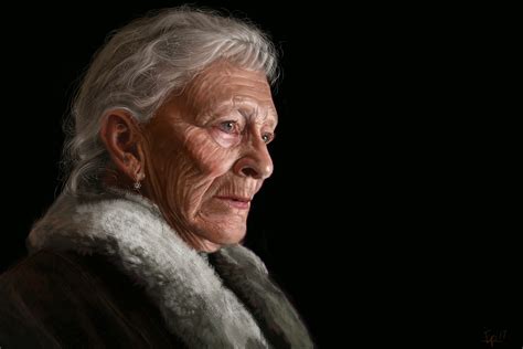 ArtStation - Old Woman Portrait Study