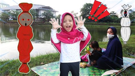 DIGANGGU POCONG MERAH SAAT PIKNIK DI TAMAN 😱– Syila Syirah - YouTube