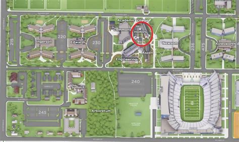 Colorado State University Campus Map - Printable Map